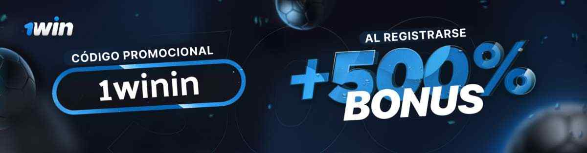 {15} Código promocional 1win para conseguir un bono del 500% en tu primer depósito.