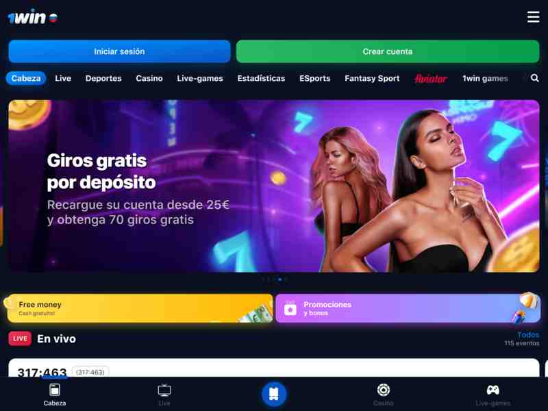 sitio web oficial de 1win