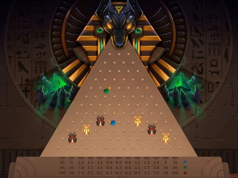 Play Anubis Plinko for both free and real money.