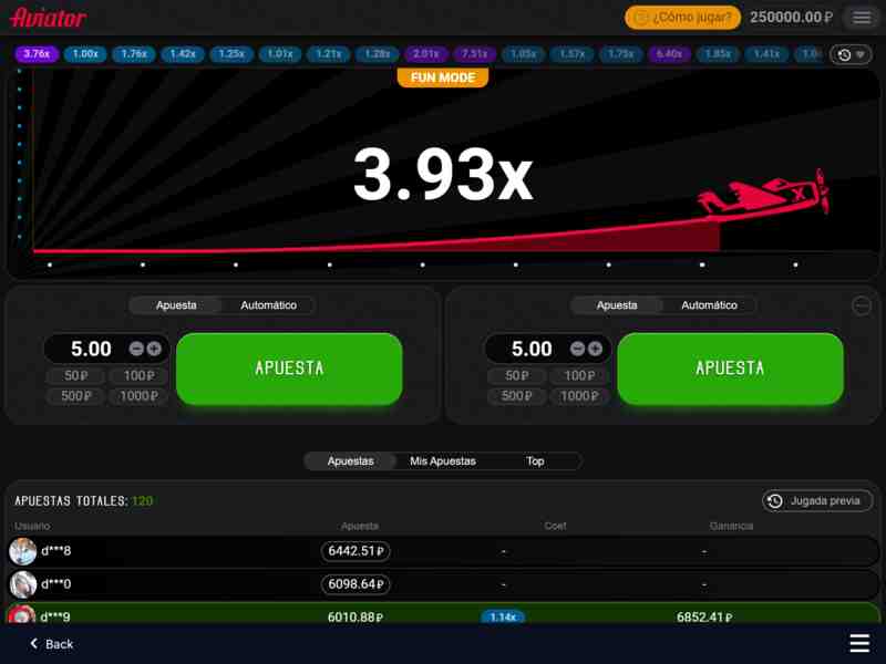 Participa en el juego de aviador disponible en el casino en línea 1win, tanto en modo de dinero real como gratis.